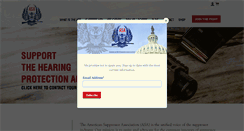 Desktop Screenshot of americansuppressorassociation.com