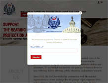 Tablet Screenshot of americansuppressorassociation.com